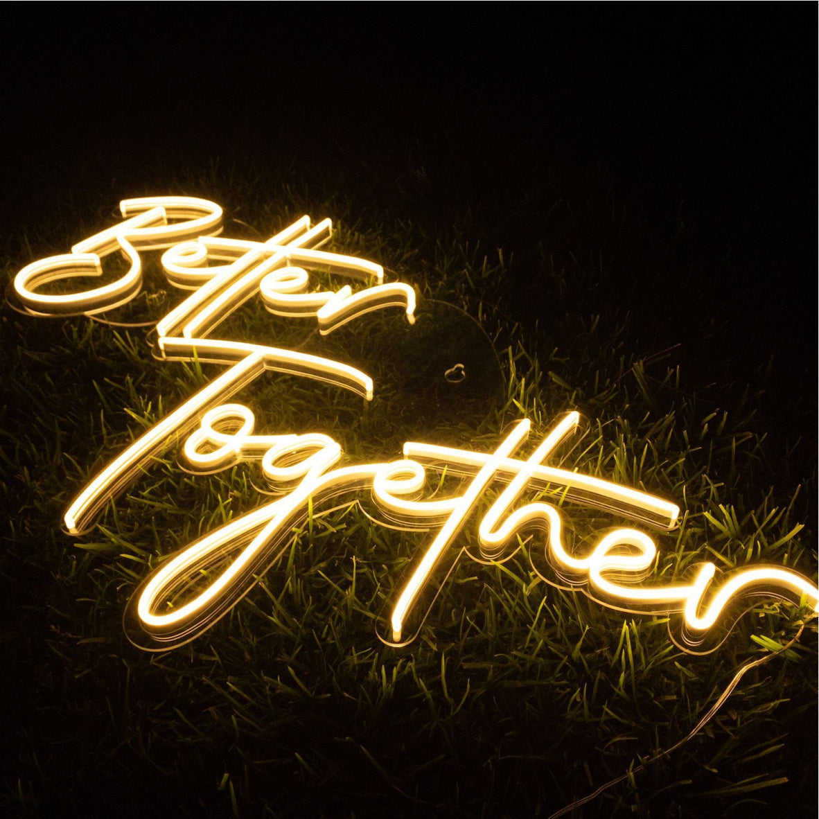 Letrero Better Together