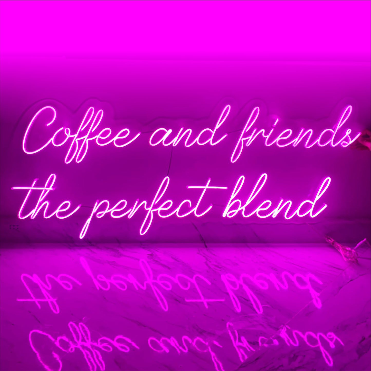 Coffee and friends the perfect blend