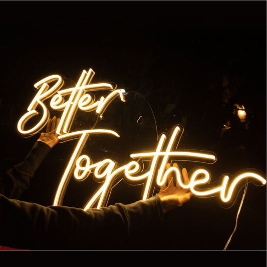 Letrero Better Together