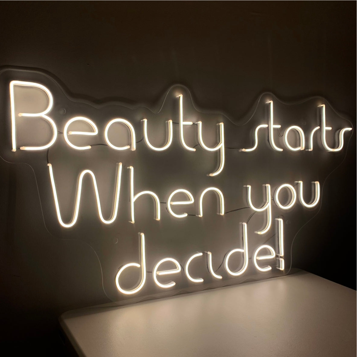 Beauty starts when you decide!