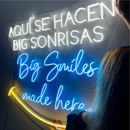 Aquí se hacen big sonrisas